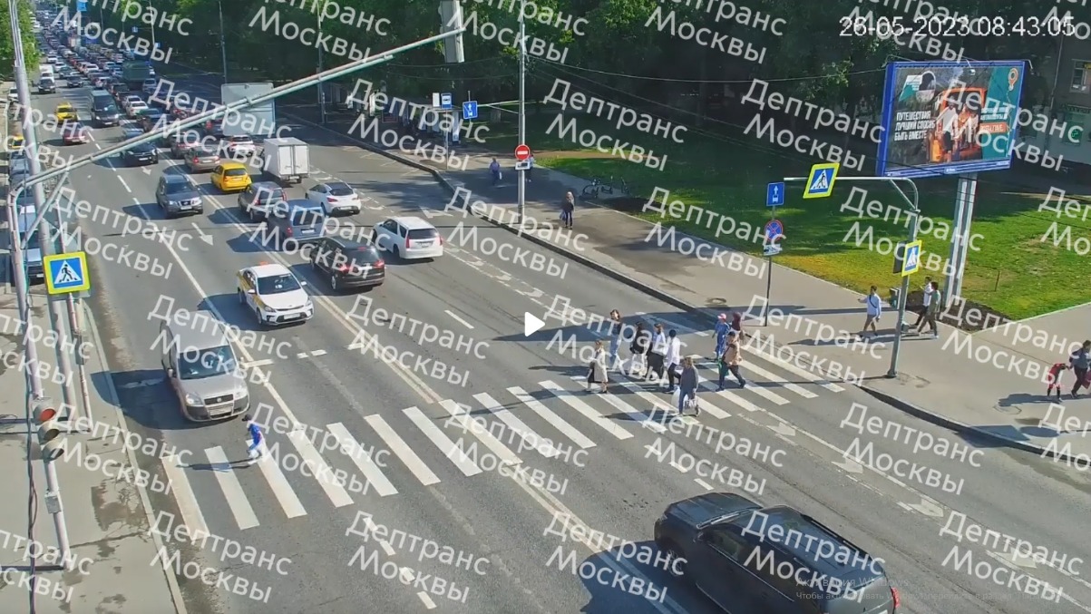 Ребенок пострадал в результате ДТП на Люблинской улице