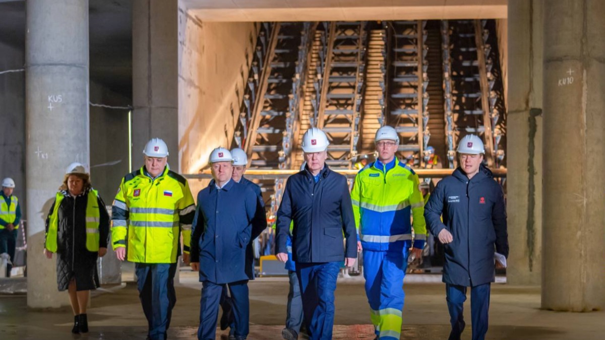 Собянин: Проходку тоннелей на Троицкой линии метро планируем завершить в конце года