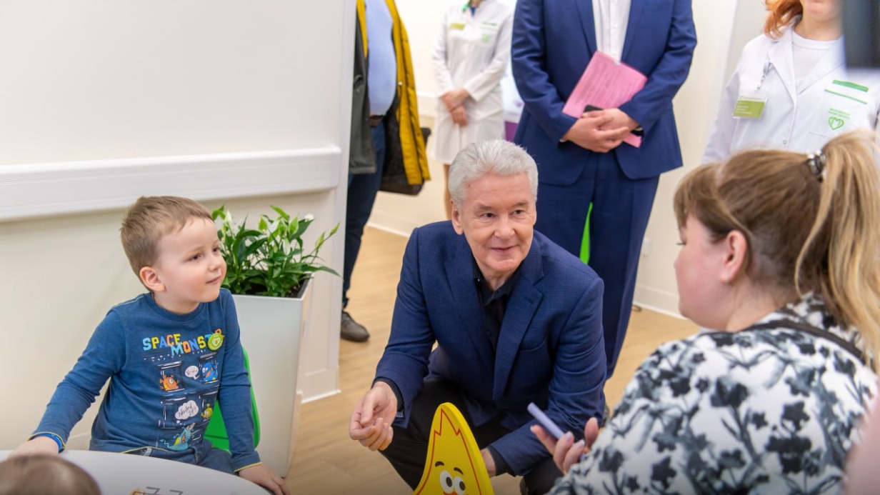  Сергей Собянин рассказал о новом проекте в детских поликлиниках Москвы «Подарок за храбрость»