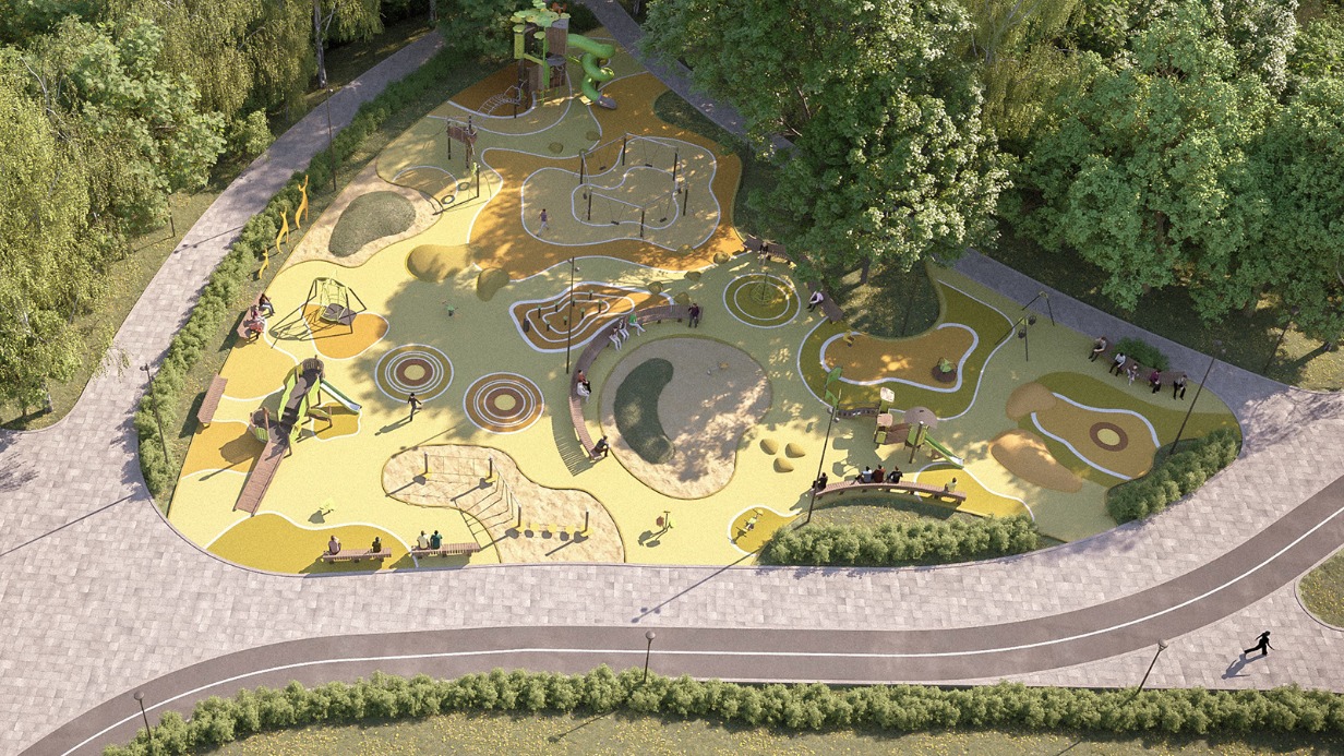 Москвичам рассказали о дизайн-проекте парка в поймах рек Шмелевки и Кузнецовки