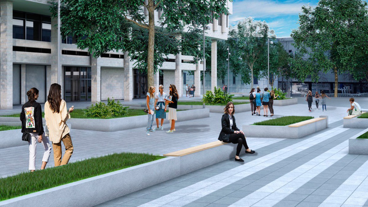 Горожанам рассказали о благоустройстве территории рядом с культурным центром «Москвич»