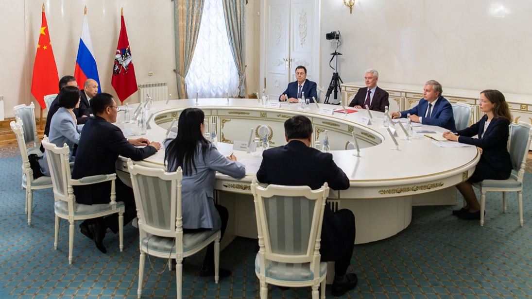 Сергей Собянин обсудил планы сотрудничества с мэром Харбина Чжан Цисяном