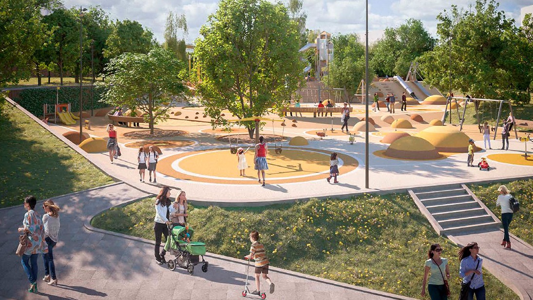 Новая игровая площадка «Канитель» появится в поймах рек Шмелевки и Кузнецовки