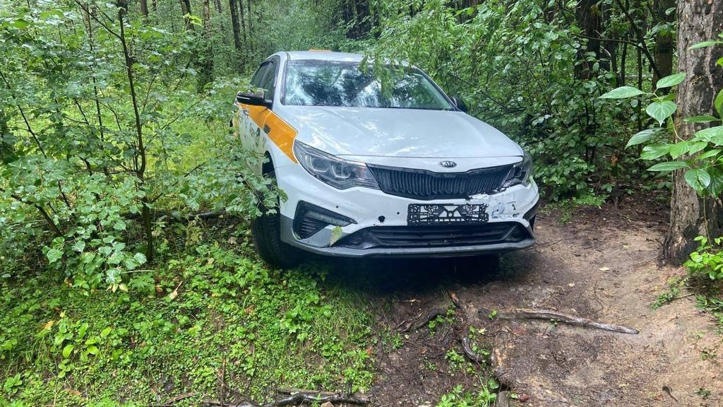 Пассажир похитил такси на глазах у водителя в Ново-Переделкине. Видео