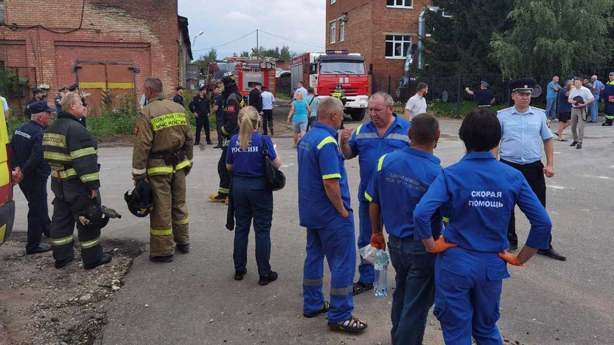 Пожар на заводе в Сергиевом Посаде ликвидировали