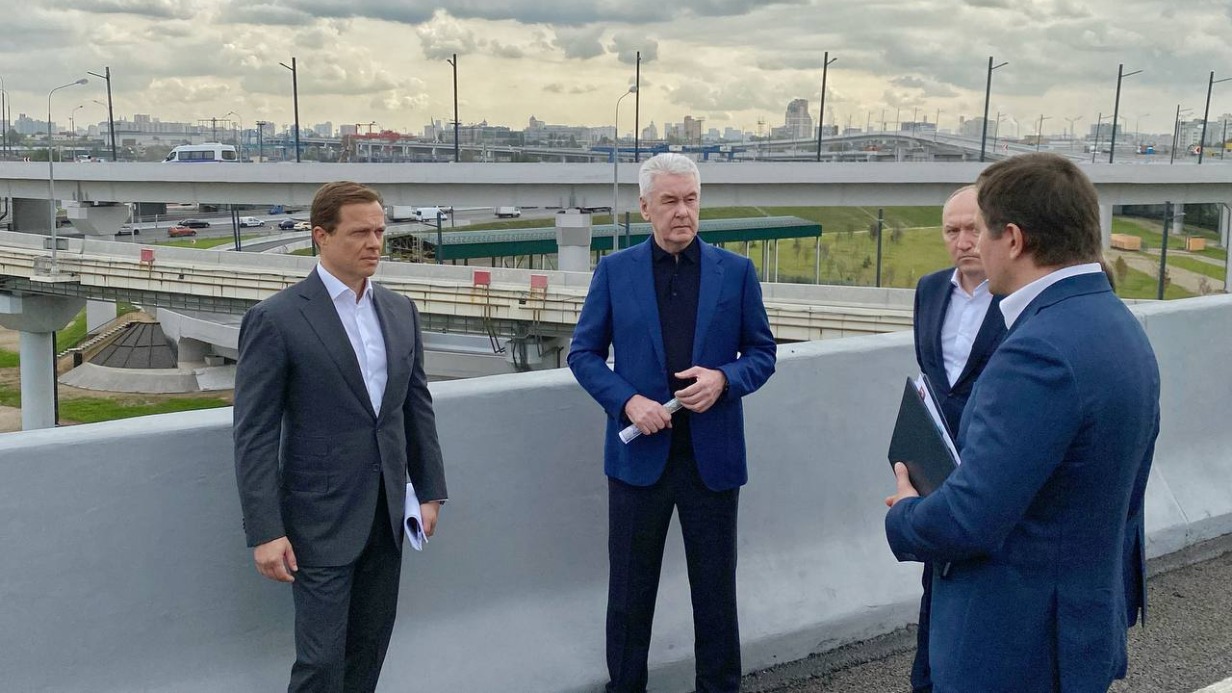 Собянин назвал сроки запуска Северного дублера Кутузовского проспекта