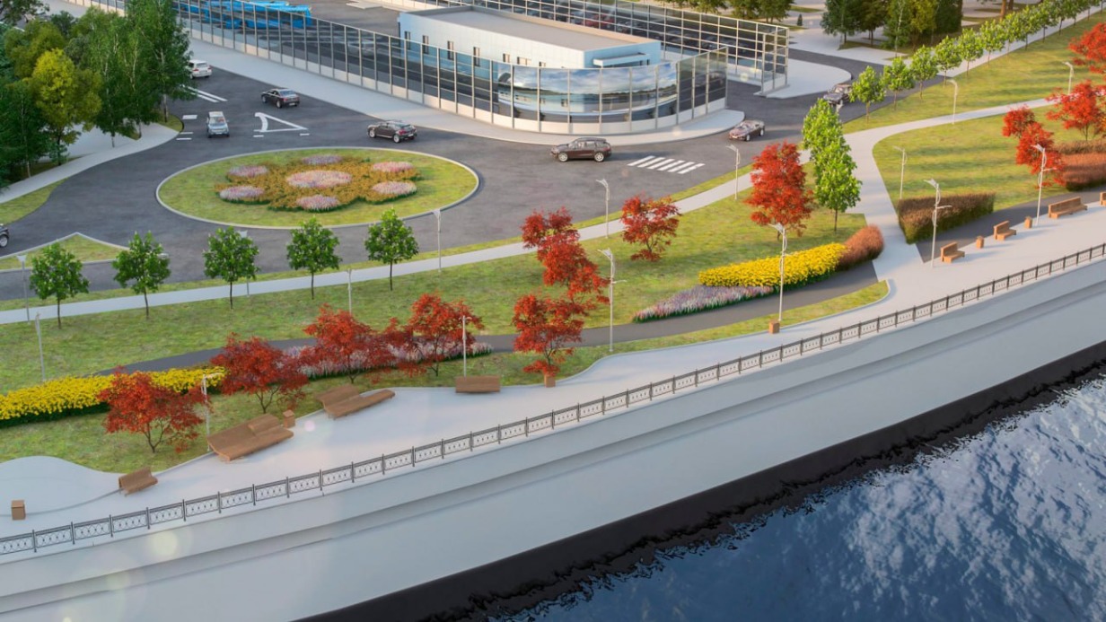 Собянин: У станции БКЛ «Нагатинский Затон» появится набережная для прогулок