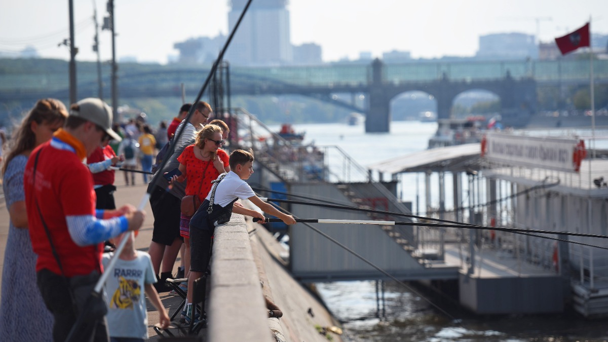 Гостей МУФ пригласили на рыбалку в «Лужниках»