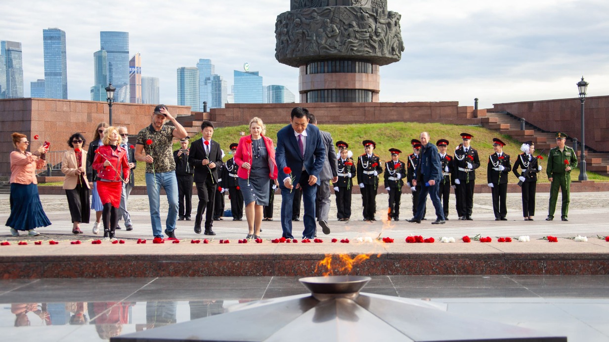 Потомки ветеранов отметили годовщину окончания Второй мировой войны в Музее Победы