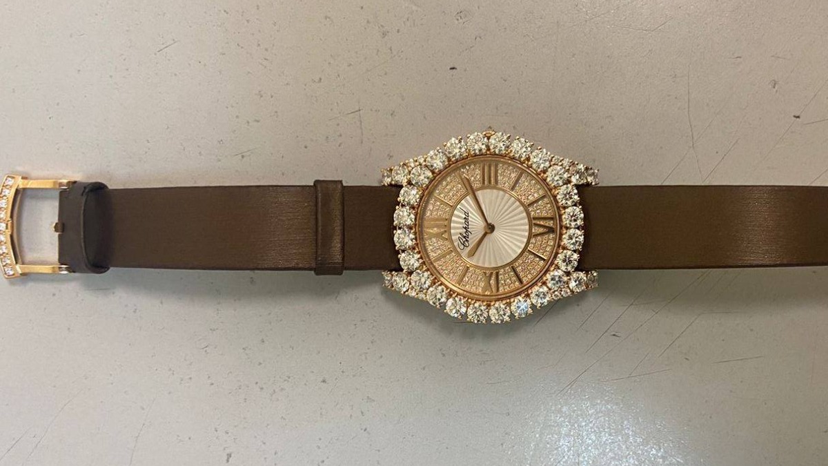 Таможенники изъяли у пассажирки швейцарские часы за семь миллионов рублей в Домодедове