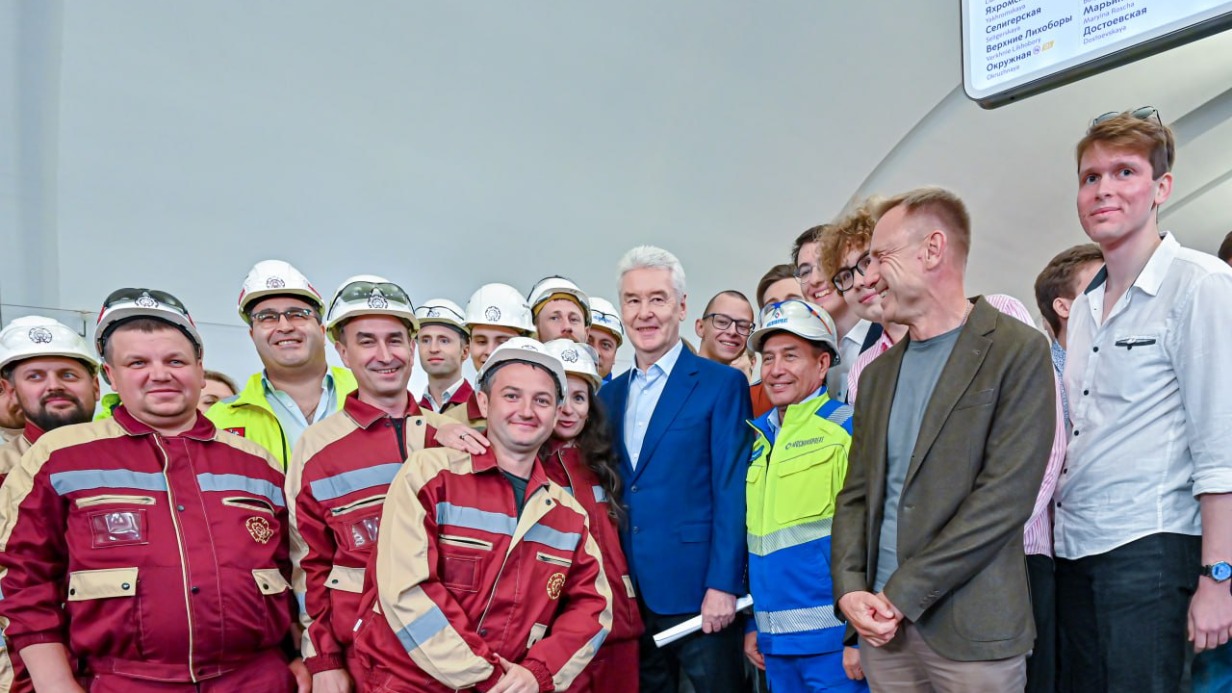 Собянин: Люблинско-Дмитровская линия метро дошла до Физтеха