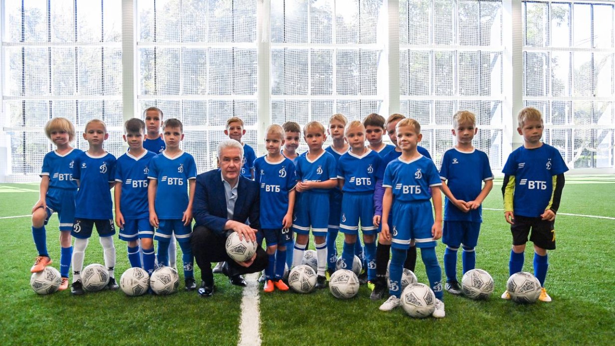 Собянин открыл академию спорта «Динамо» в Петровском парке