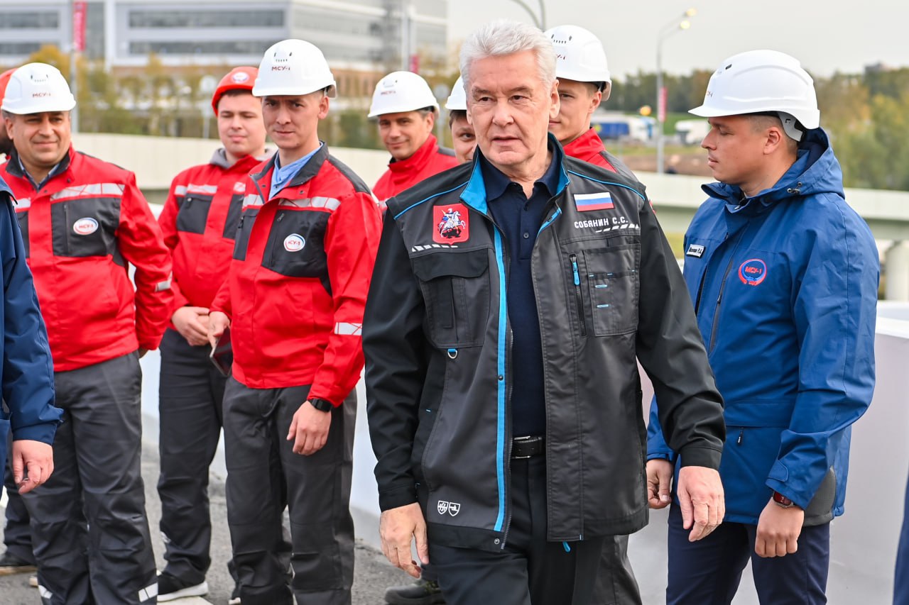 Собянин открыл после реконструкции развязку МКАД с Липецкой улицей