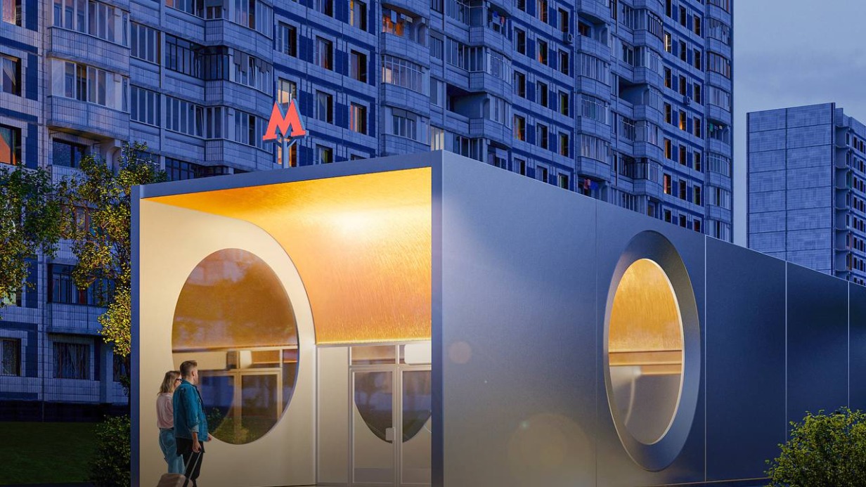 Собянин рассказал, как будет выглядеть станция «Лебедянская» Бирюлевской линии