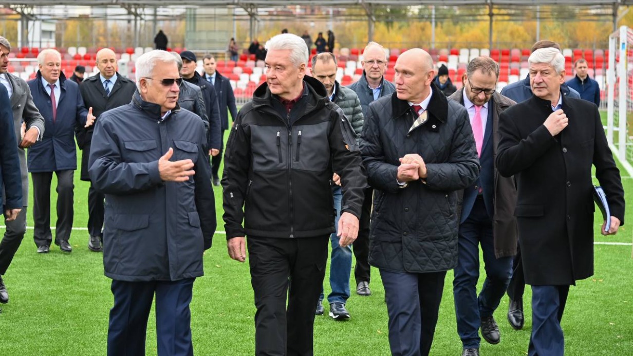 Собянин и Алекперов обсудили планы развития СК «Спартак» в Сокольниках