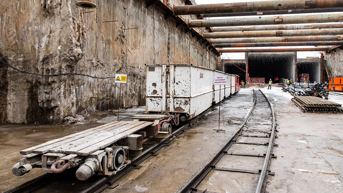 Ход строительства станции «ЗИЛ» Троицкой линии метро