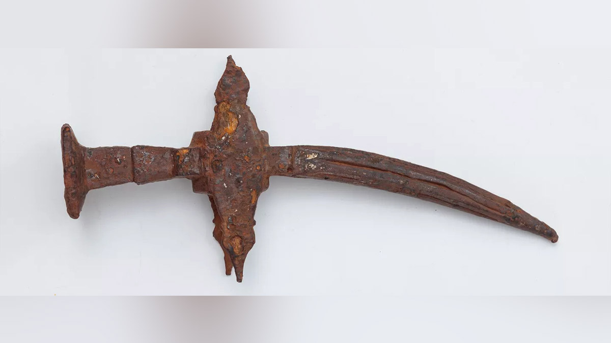 Российские археологи нашли редкий образец оружия Смутного времени