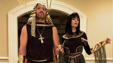 Хоккеист Овечкин нарядился фараоном на празднование Хеллоуина 