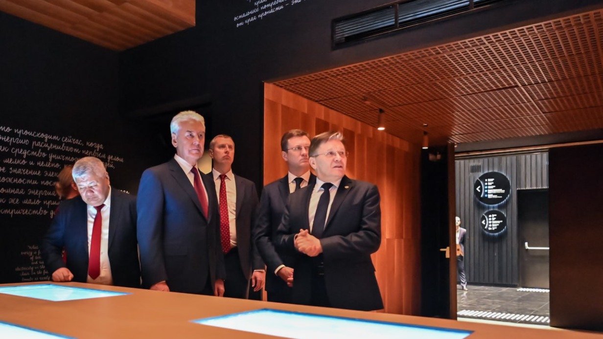 Сергей Собянин открыл уникальный выставочный павильон «Атом» на ВДНХ