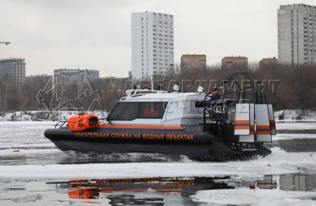 Спасатели на юге столицы вытащили провалившуюся под лед Москвы-реки женщину