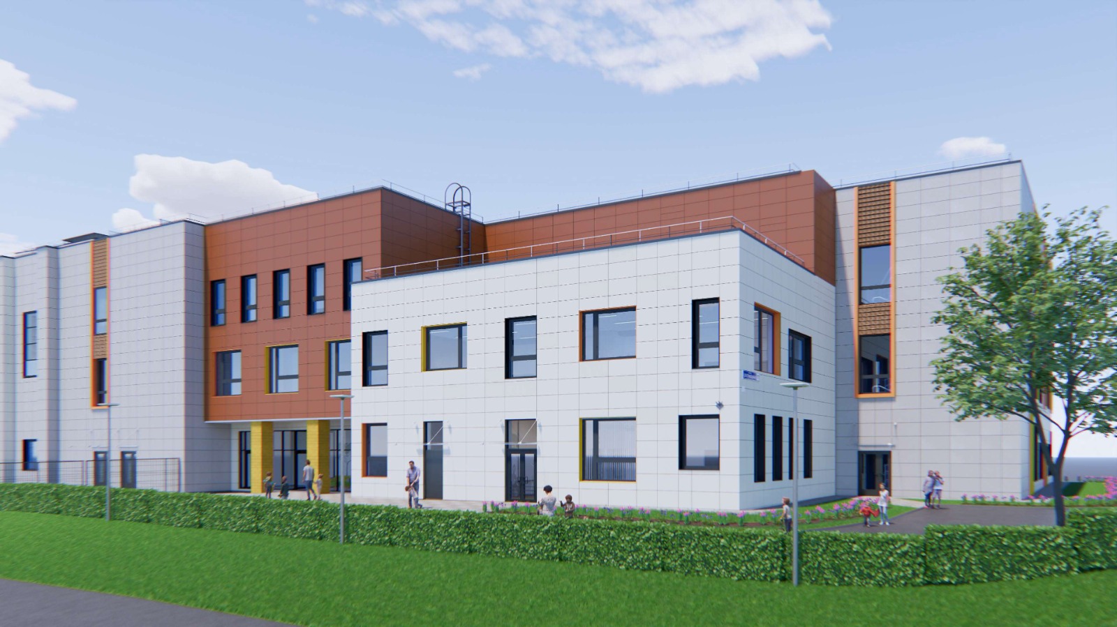 Здание нового учебного корпуса на Салтыковской улице готово на 30 процентов