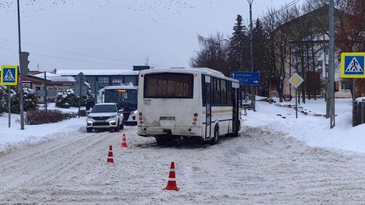 Маршрутка сбила пенсионерку в подмосковном Можайске