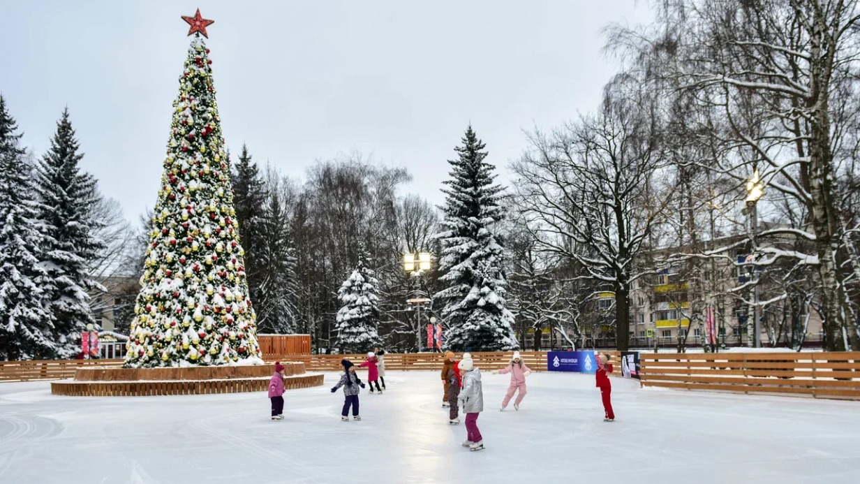 В Подмосковье откроют 30 больших катков с искусственным льдом
