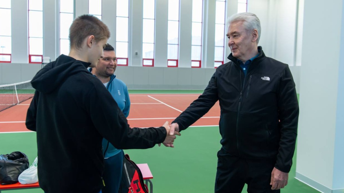 Собянин: Завершили строительство теннисного центра на северо-западе Москвы