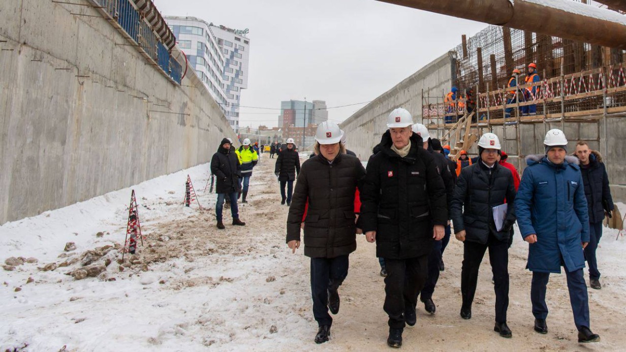 Сергей Собянин: Завершим тоннель под МЦД-4 на северо-востоке Москвы в 2024 году
