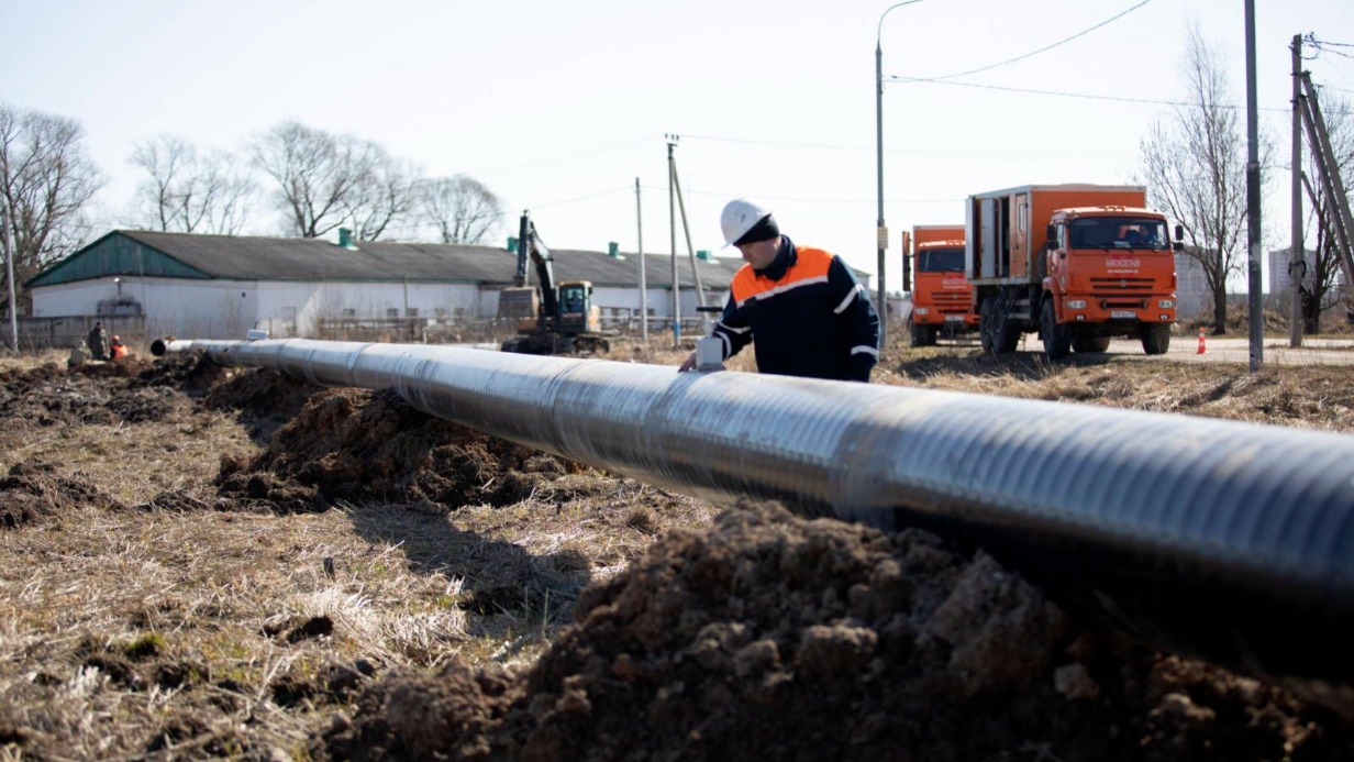 Новый газопровод длиной 22 километра построили в ТиНАО