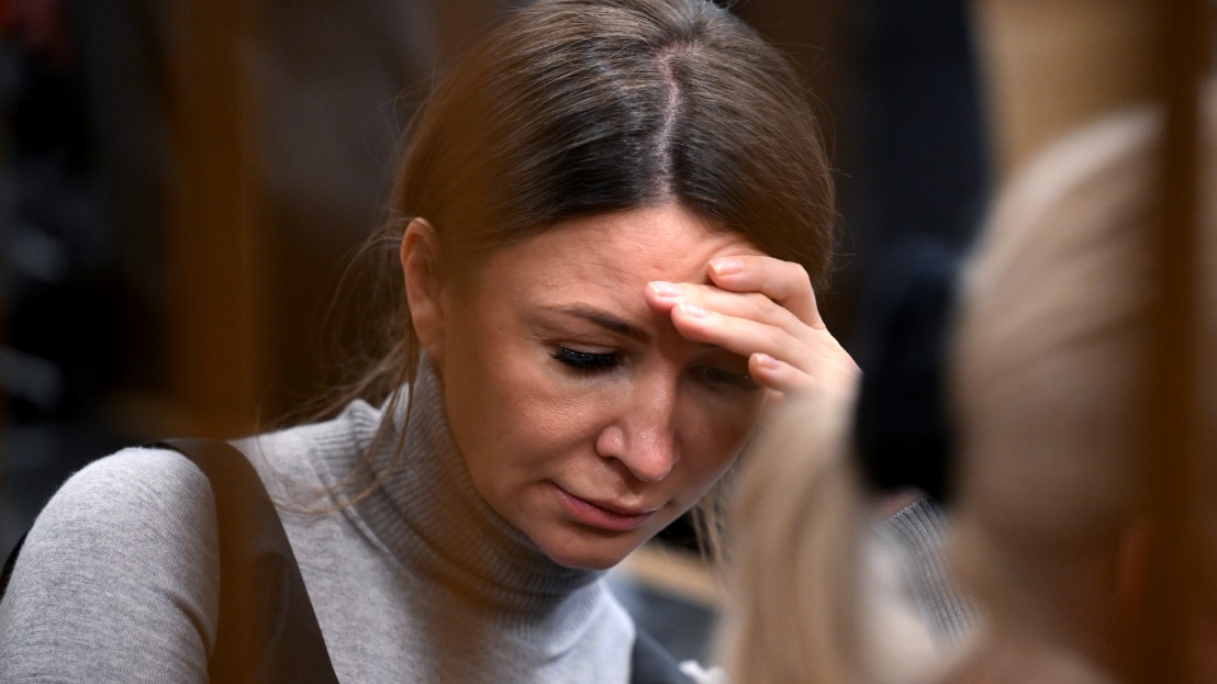 Блогер Елена Блиновская в Замоскворецком суде Москвы на рассмотрении дела об ее уклонении от уплаты налогов