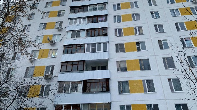 Фасад дома 1969 года постройки восстановили на северо-востоке столицы 