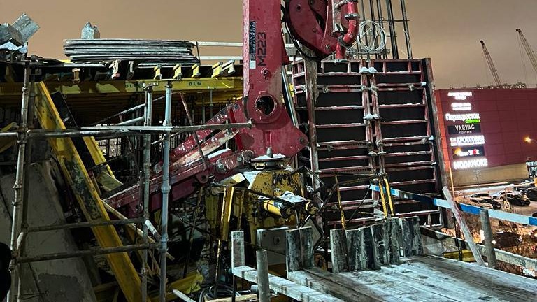 Мужчина погиб на стройке на Ленинградском шоссе