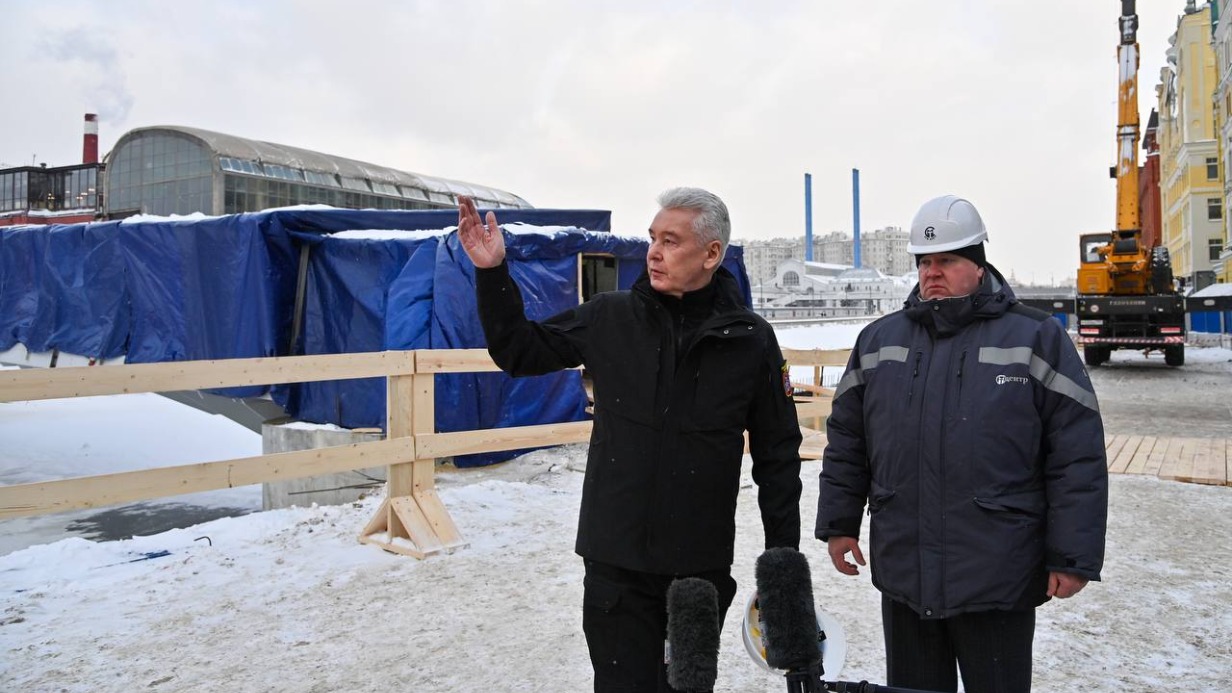 Собянин: Мост между Балчугом и Крымской набережной откроем в этом году