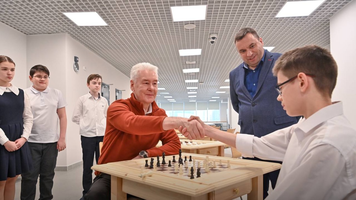 Сергей Собянин открыл новую школу в Щербинке