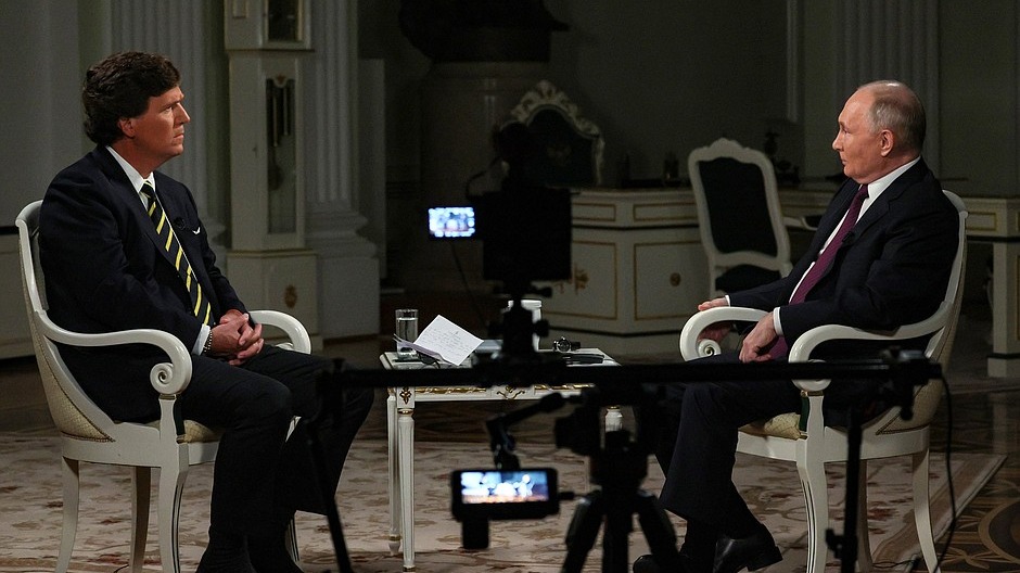 Количество просмотров интервью Путина Карлсону превысило 90 миллионов