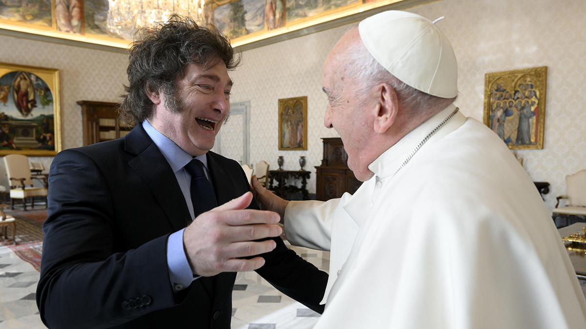 Хавьер Милей приехал в Ватикан и извинился перед папой Франциском за критику