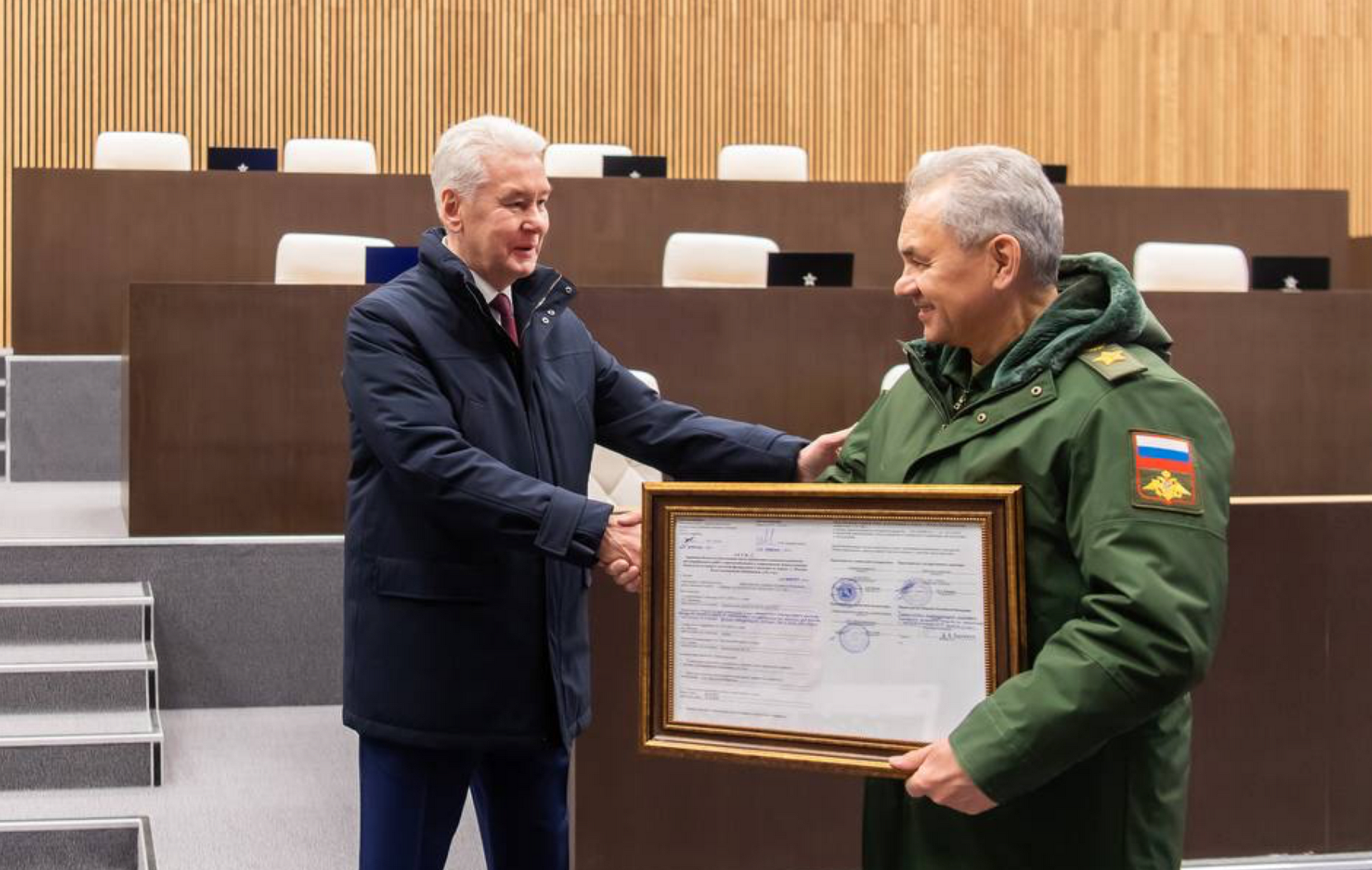 Собянин: Завершили реставрацию здания штаба Московского военного округа