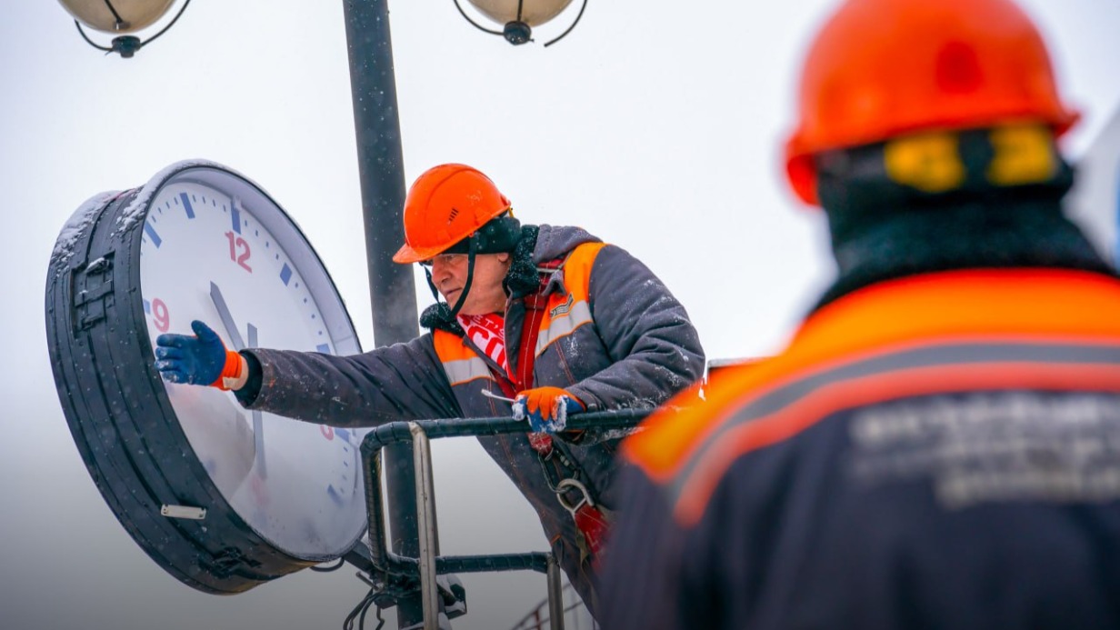 Собянин рассказал о «Службе времени», которая следит за городскими часами 