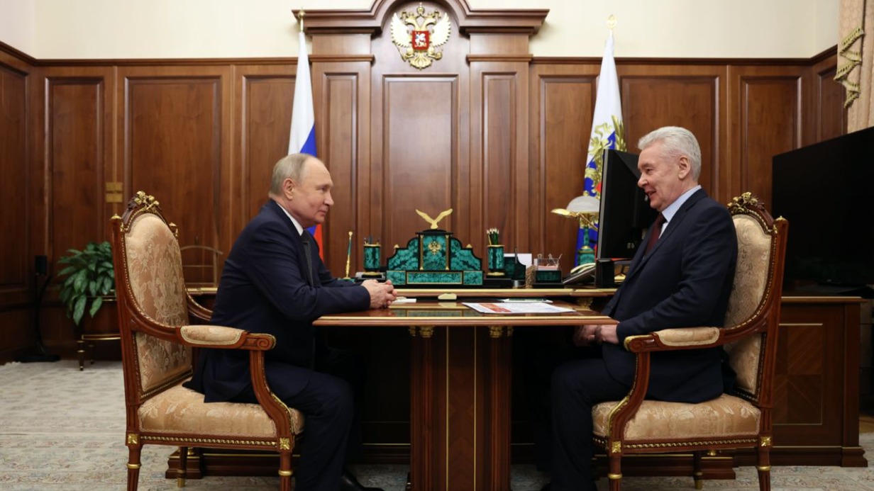 Собянин доложил Путину о рекордном росте производства в ключевых отраслях