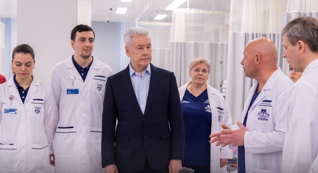 Собянин подвел итоги первого года работы флагманского центра НИИ Склифосовского