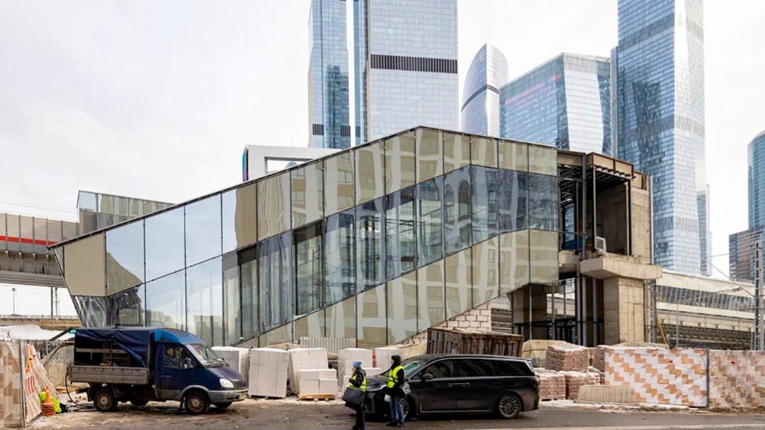 Строительство северного вестибюля вокзала Тестовская МЦД-4 завершат в этом году