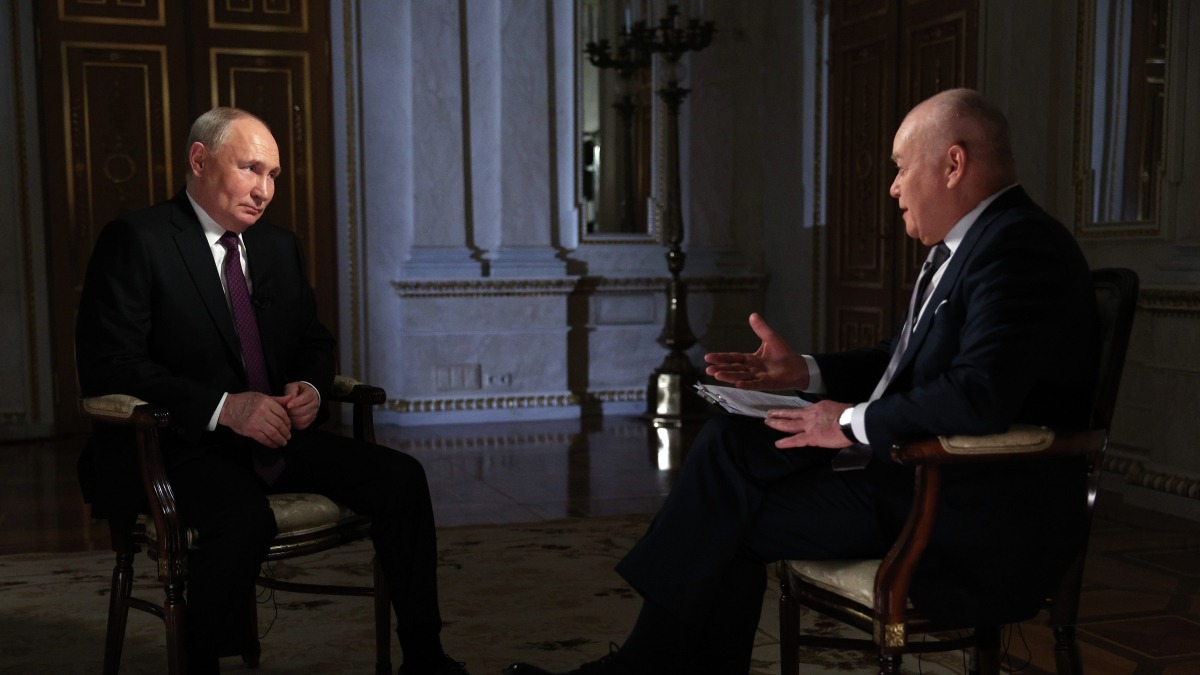 Опубликовано полное интервью Путина Киселеву