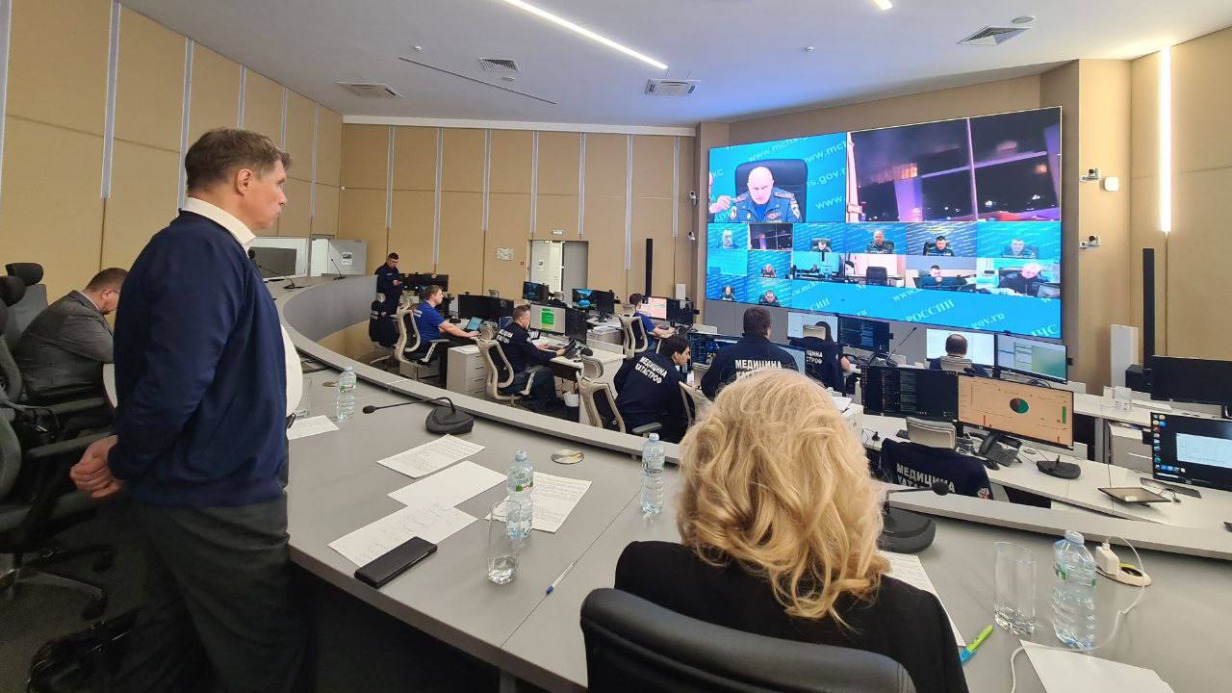 Голикова и Мурашко прибыли в ФЦМК Минздрава России