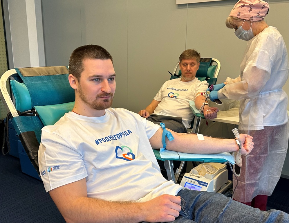 Сотрудники компании «Газпромнефть-СМ» поддержали акцию по сдаче крови