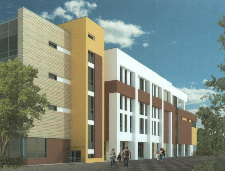 Здание школы в 14-м микрорайоне района Ново-Переделкино готово на 25 %