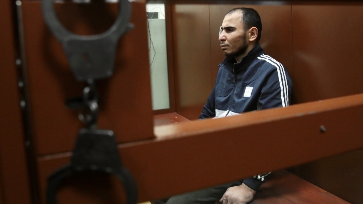 Один из террористов, совершивших бойню в «Крокус Сити Холле» Рачабализода Муродали в здании Басманного суда