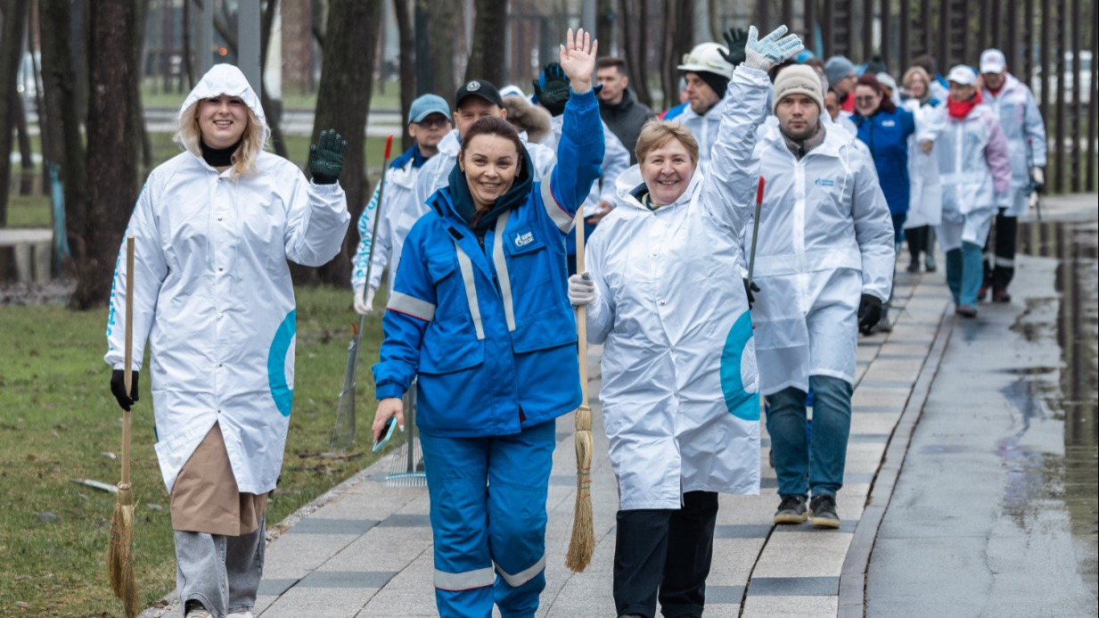 Прошедший субботник превратился для волонтеров Московского нефтеперерабатывающего завода в настоящий праздник