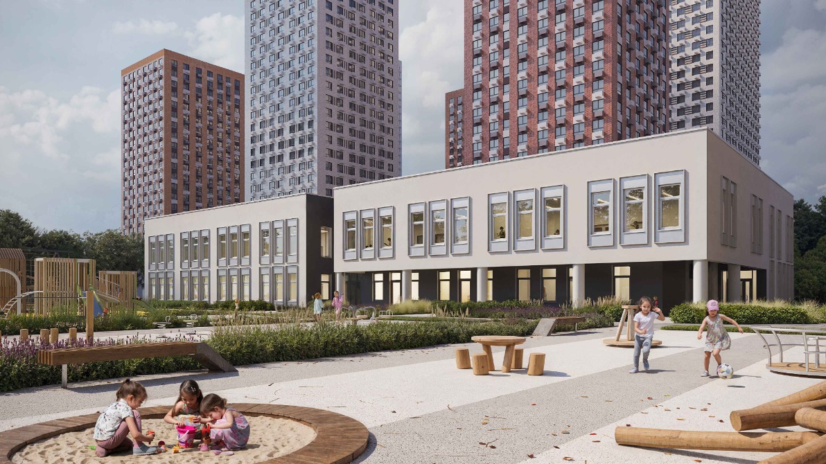 Школу и детские сады построят в Царицыне по городской программе