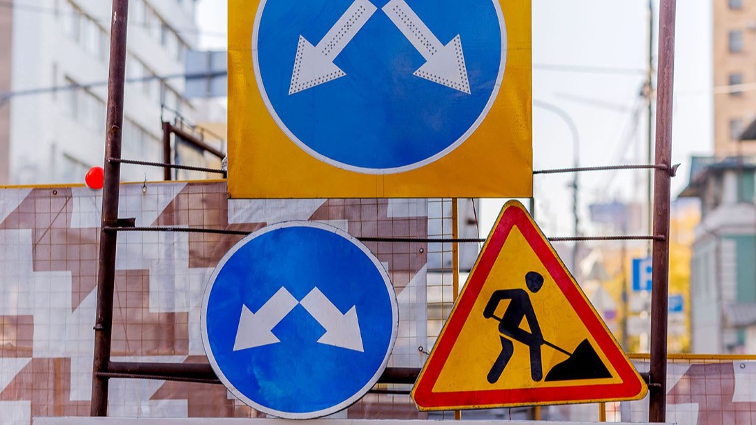 Схема движения транспорта временно изменилась в трех округах столицы